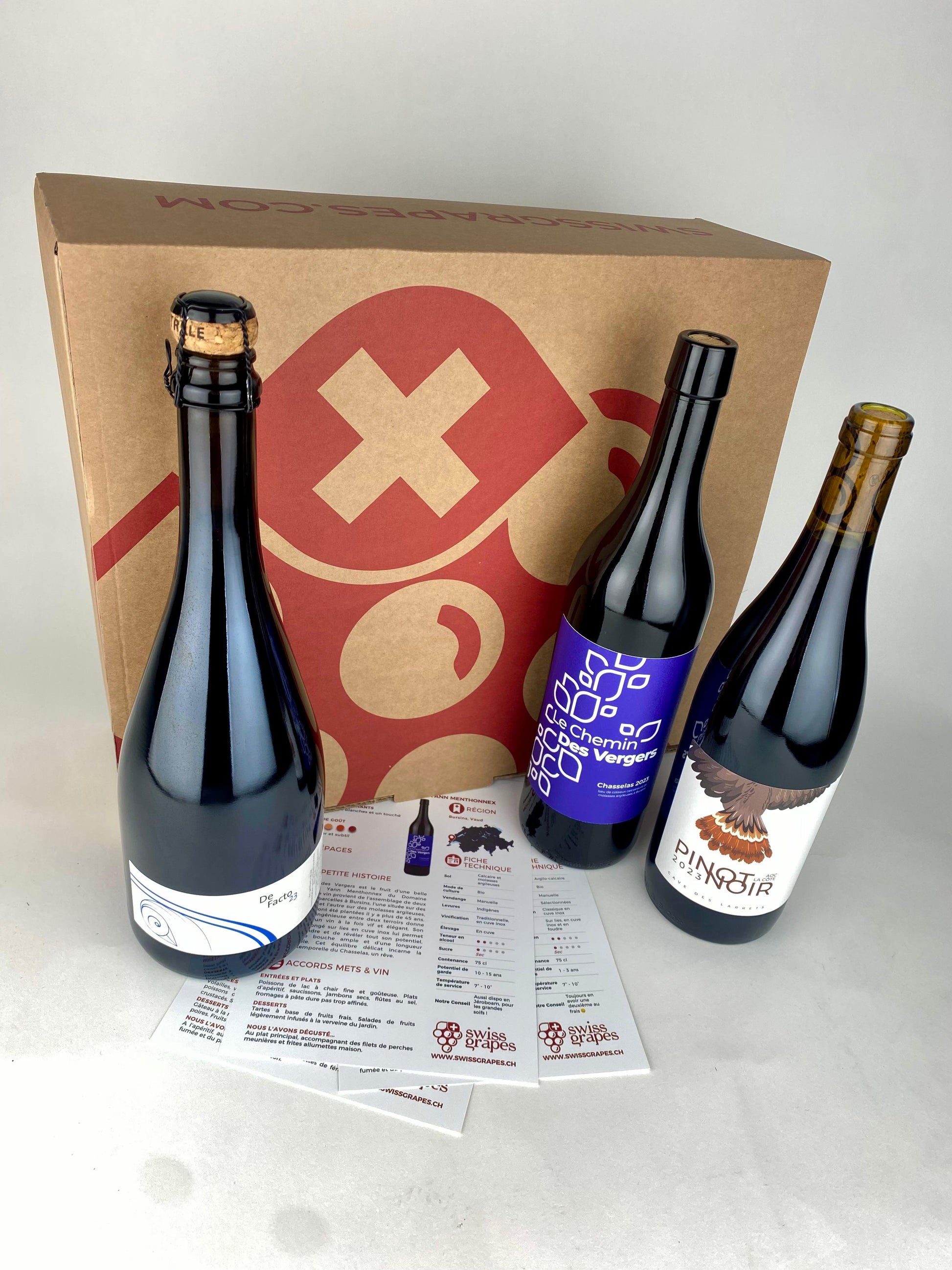 COFFRET LA PETITE ÉPICERIE X SWISSGRAPES<br>  3 Bouteilles d'exception